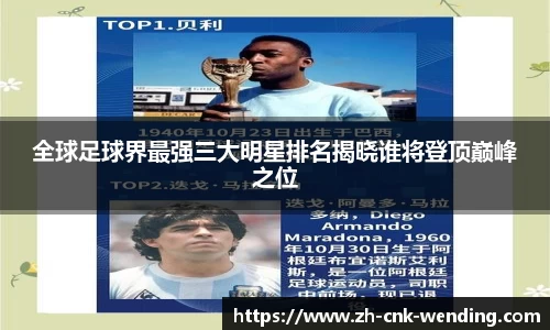 全球足球界最强三大明星排名揭晓谁将登顶巅峰之位